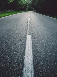 road-street-forest-evening-highres